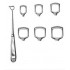 Cureta de Beckmann NRS 1,2,3,4,5,6 (unid)