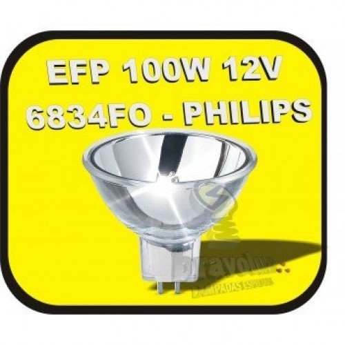 Lâmpada Philips 12V 100W 6834 FO Lâmpada Philips 12V 100W 6834 FO