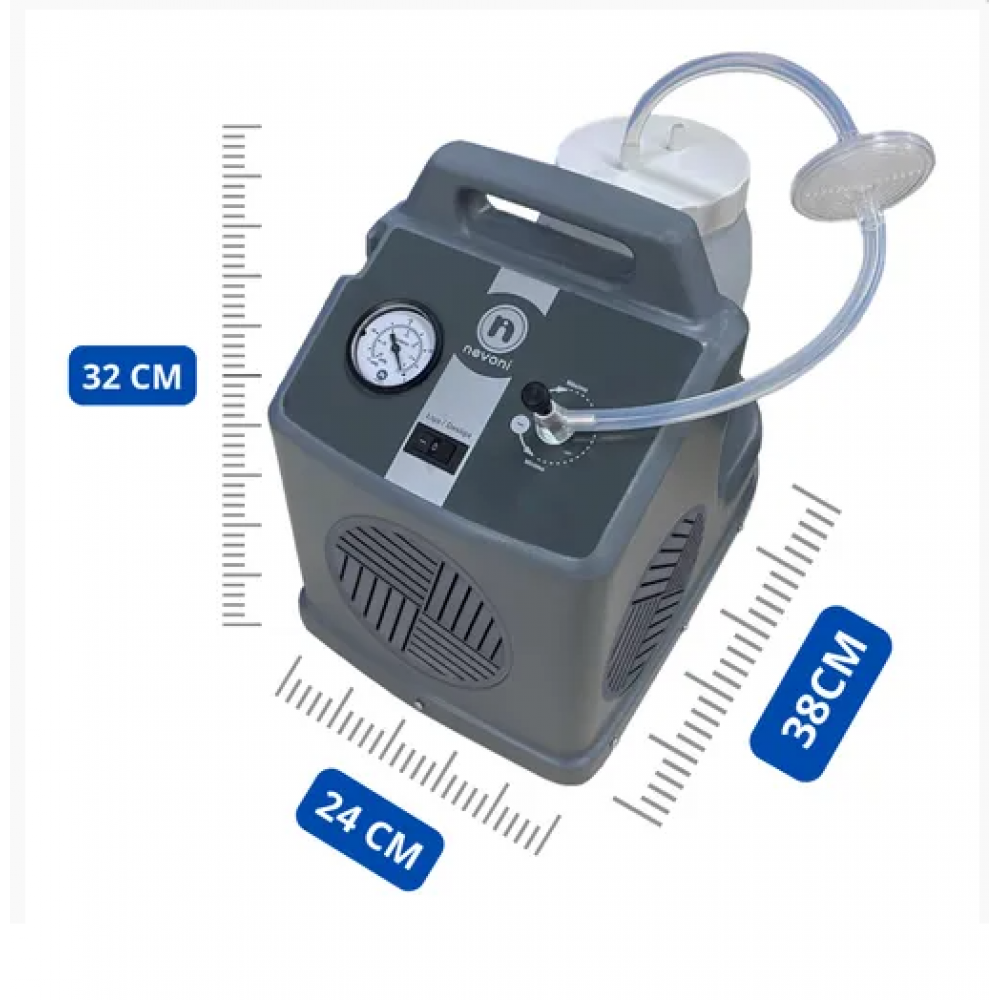 ASPIRADOR CIRÚRGICO 3,25L BIVOLT 1001PO - NEVONI