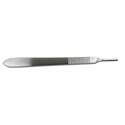 CABO DE BISTURI CILÍNDRICO DUPLO GROSSO 18CM (Nº 3 E 4)