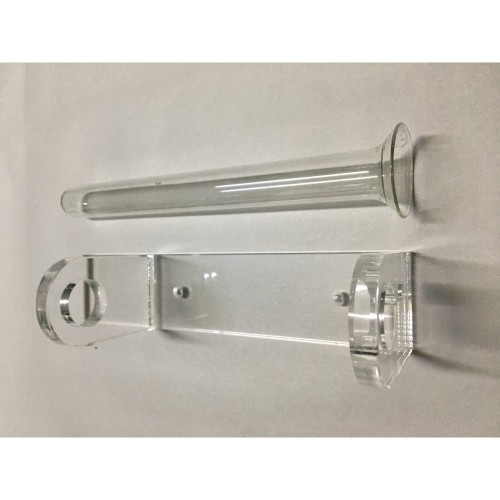 Suporte em Acrílico com Vidro para Endoscópio Rígido Tam 23cm Suporte em Acrílico com Vidro para Endoscópio Rígido Tam 23cm